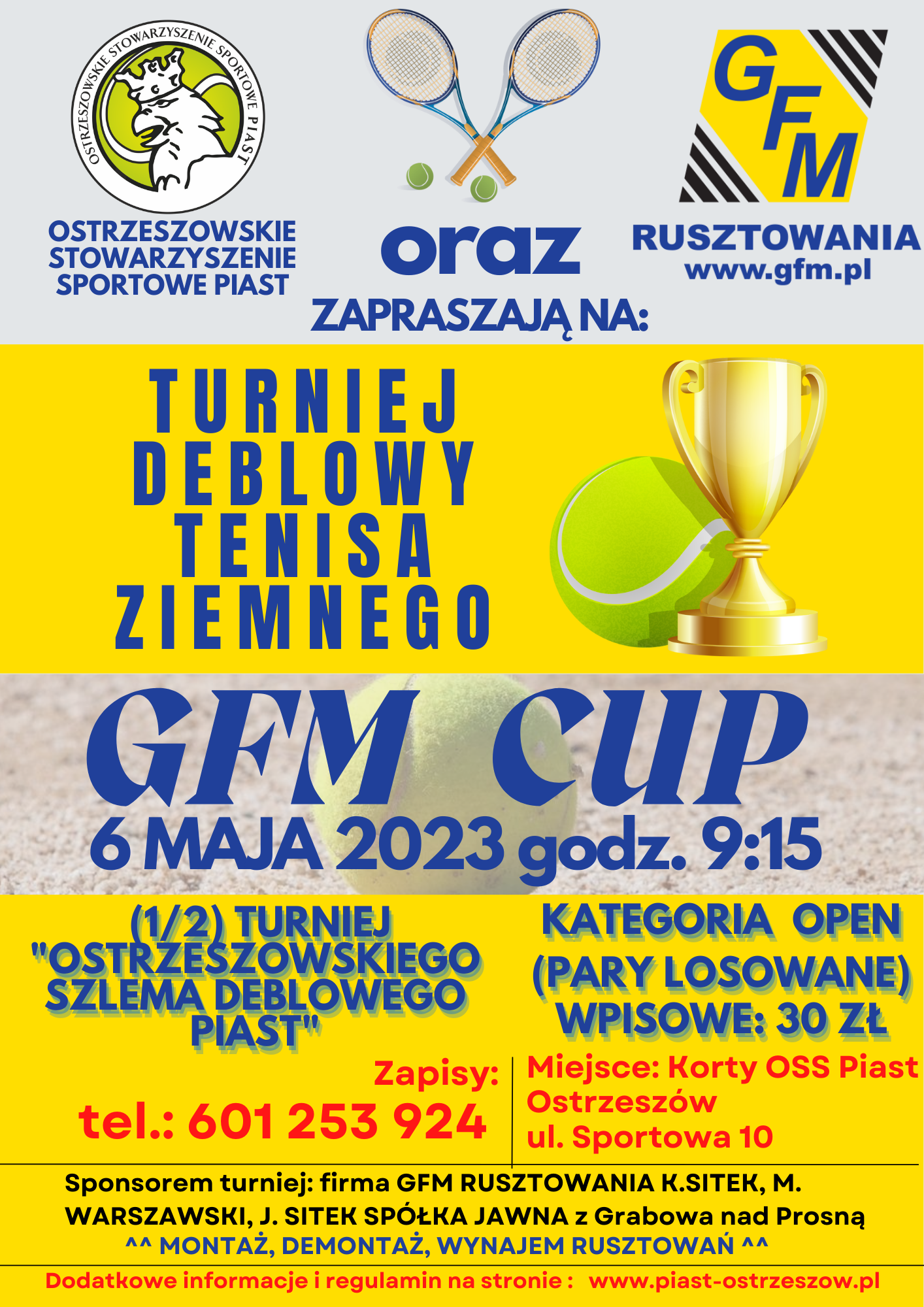 GFM CUP 2023 TURNIEJ DEBLOWY